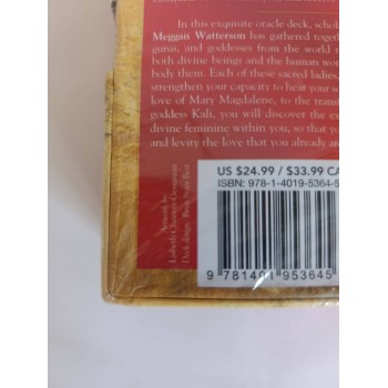 Kosmetinis defektas Divine Feminine Oracle kortos Hay House